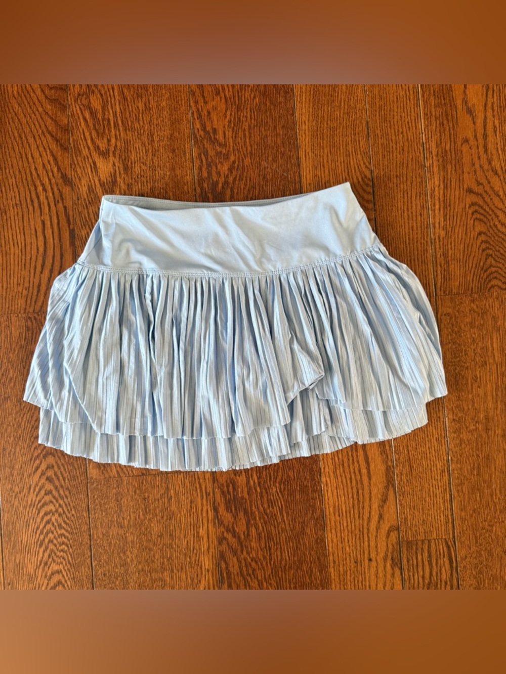 Lucky in Love, Light Blue Pleated Tennis Skirt, SZ M